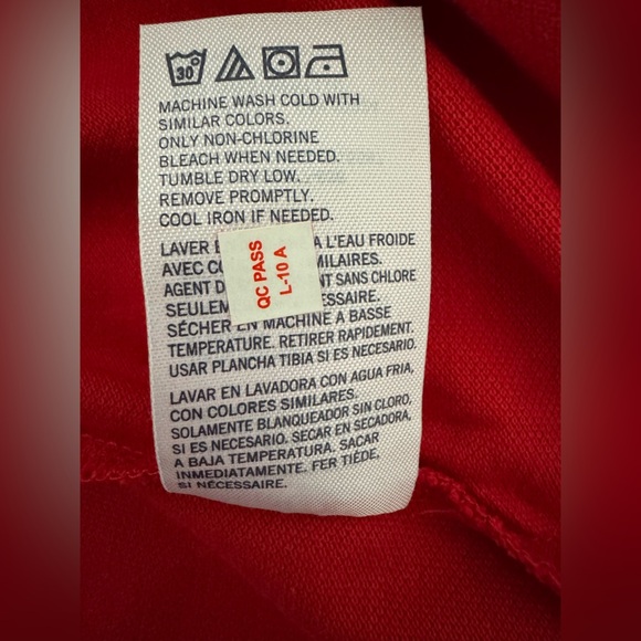 Tommy Hilfiger Boy’s Pique Polo Shirt Regal Red Stripe Collar Logo Size XL NWT - Picture 6 of 10